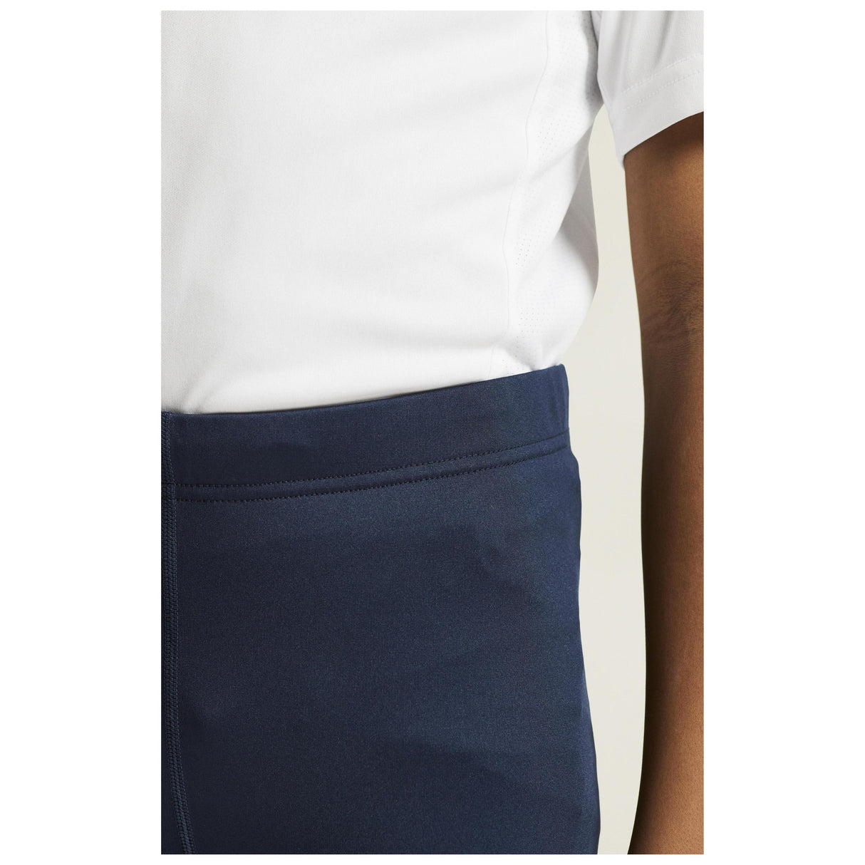 Adv Nordic Ski Club Tights Jr - Dark Blue/White - Closeup 7