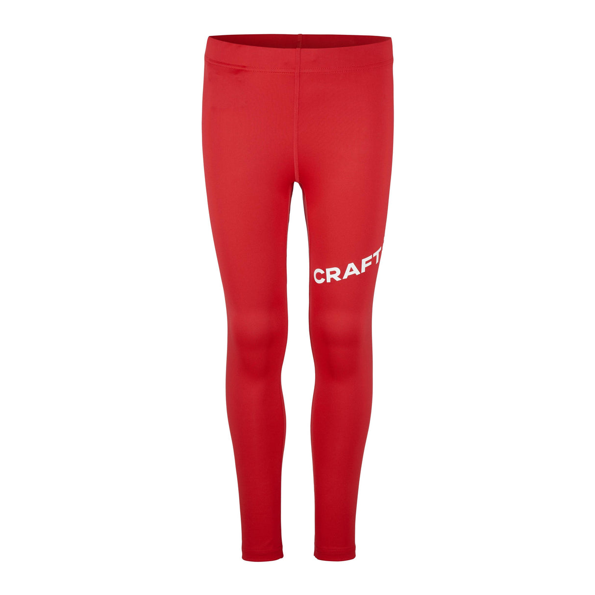 Adv Nordic Ski Club Tights Jr - Red/White - Front