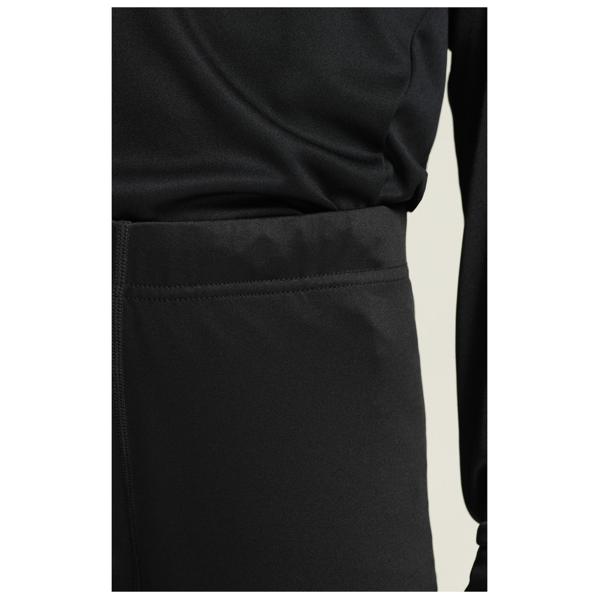 Adv Nordic Ski Club Tights Jr - Black/White - Closeup 7