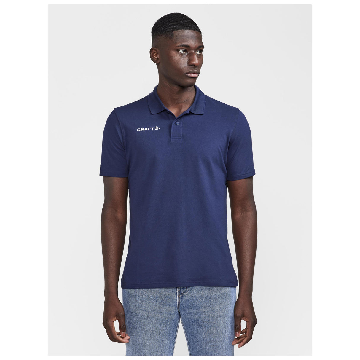 Progress 2.0 Polo M - Navy - Closeup 1