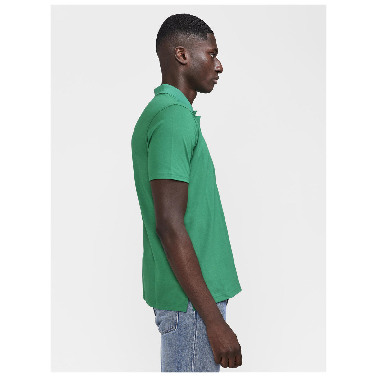 Progress 2.0 Polo M - Green - Closeup 2