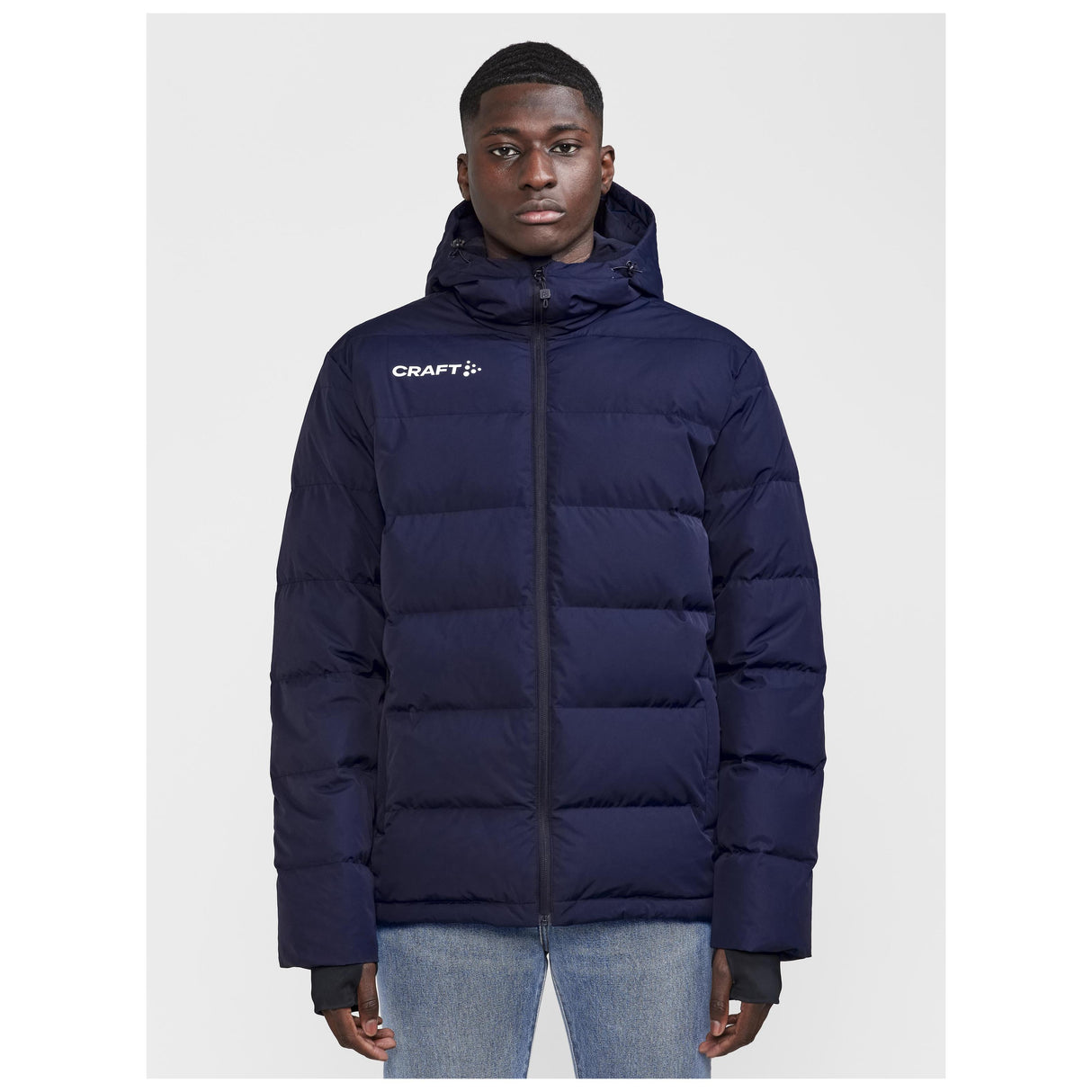 Evolve Down Jacket M - Navy - Closeup 1