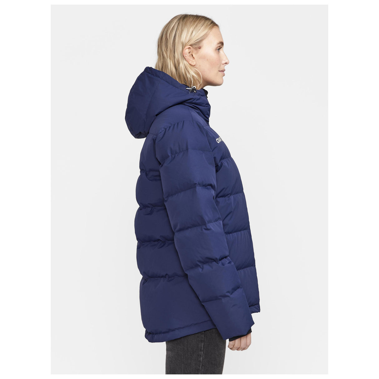 Evolve Down Jacket W - Navy - Closeup 2
