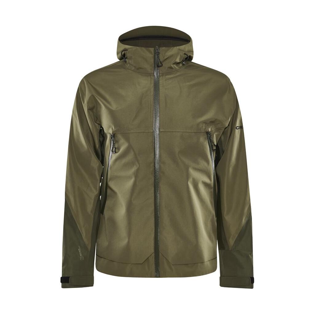 Adv Explore Shell Jacket M - Dark Green - Front