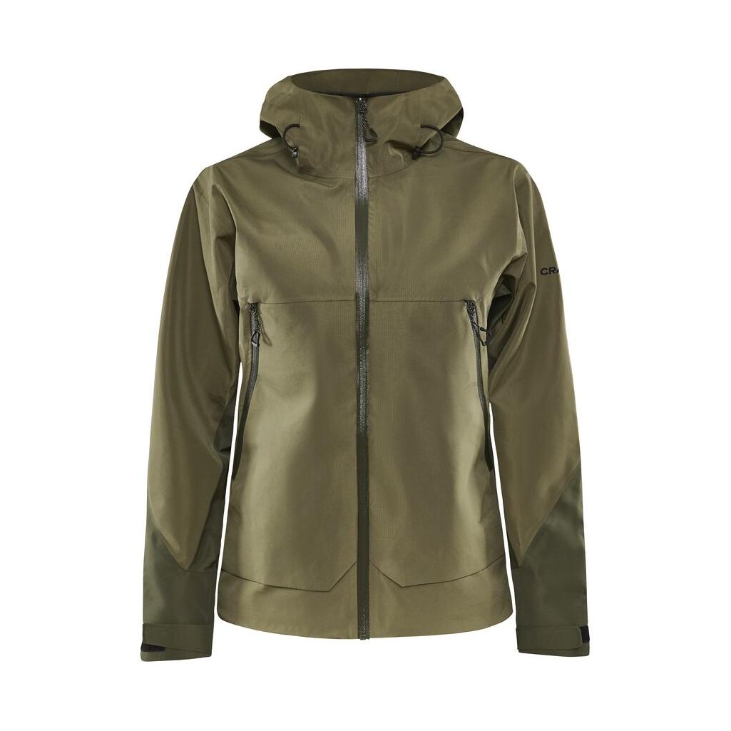 Adv Explore Shell Jacket W - Dark Green - Front