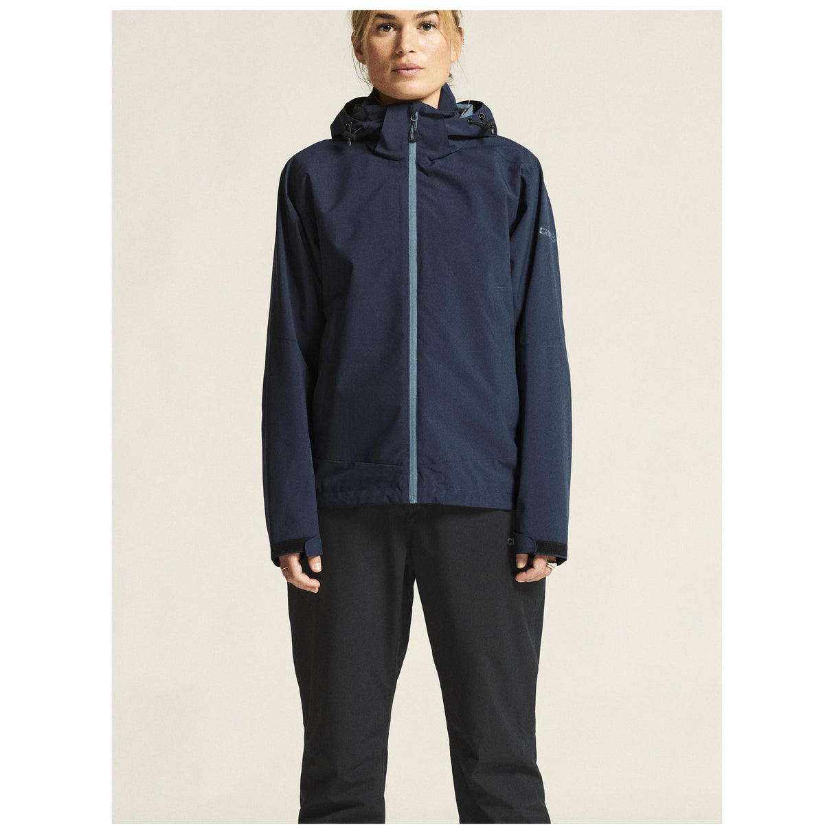 Core Explore Shell Jacket W - Dark Blue - Closeup 4