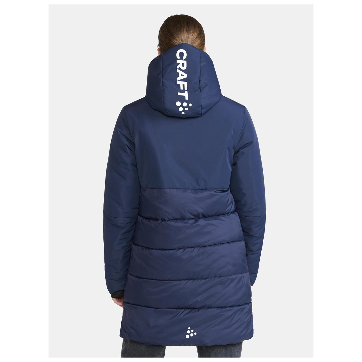 Core Evolve Isolate Parkas W - Navy - Closeup 3
