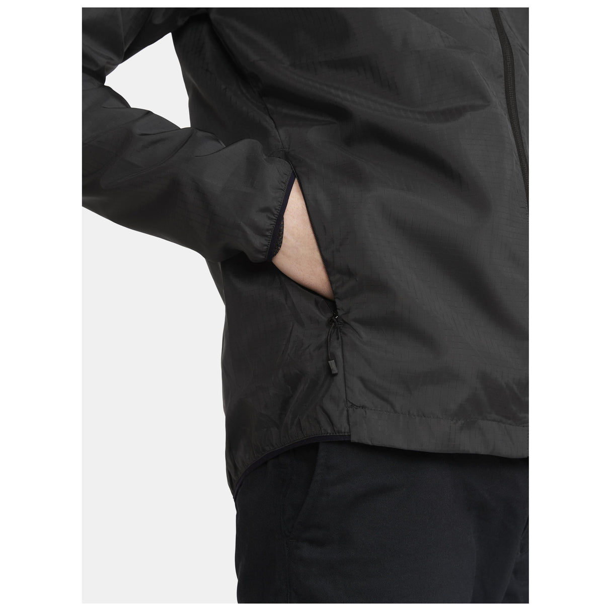 Squad Go Jacket M - Black - Closeup 4