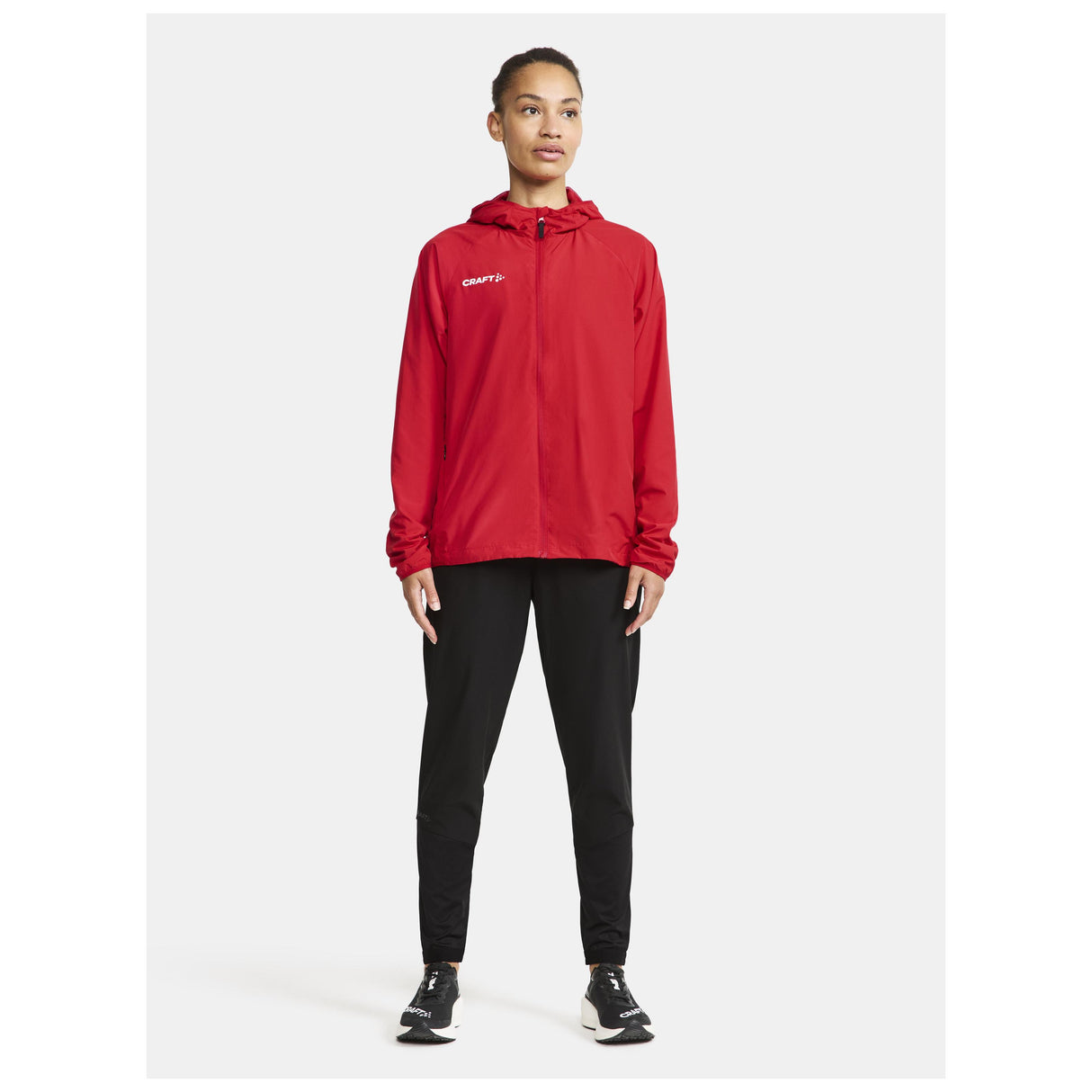 Squad Go Jacket W - Red - Closeup 1