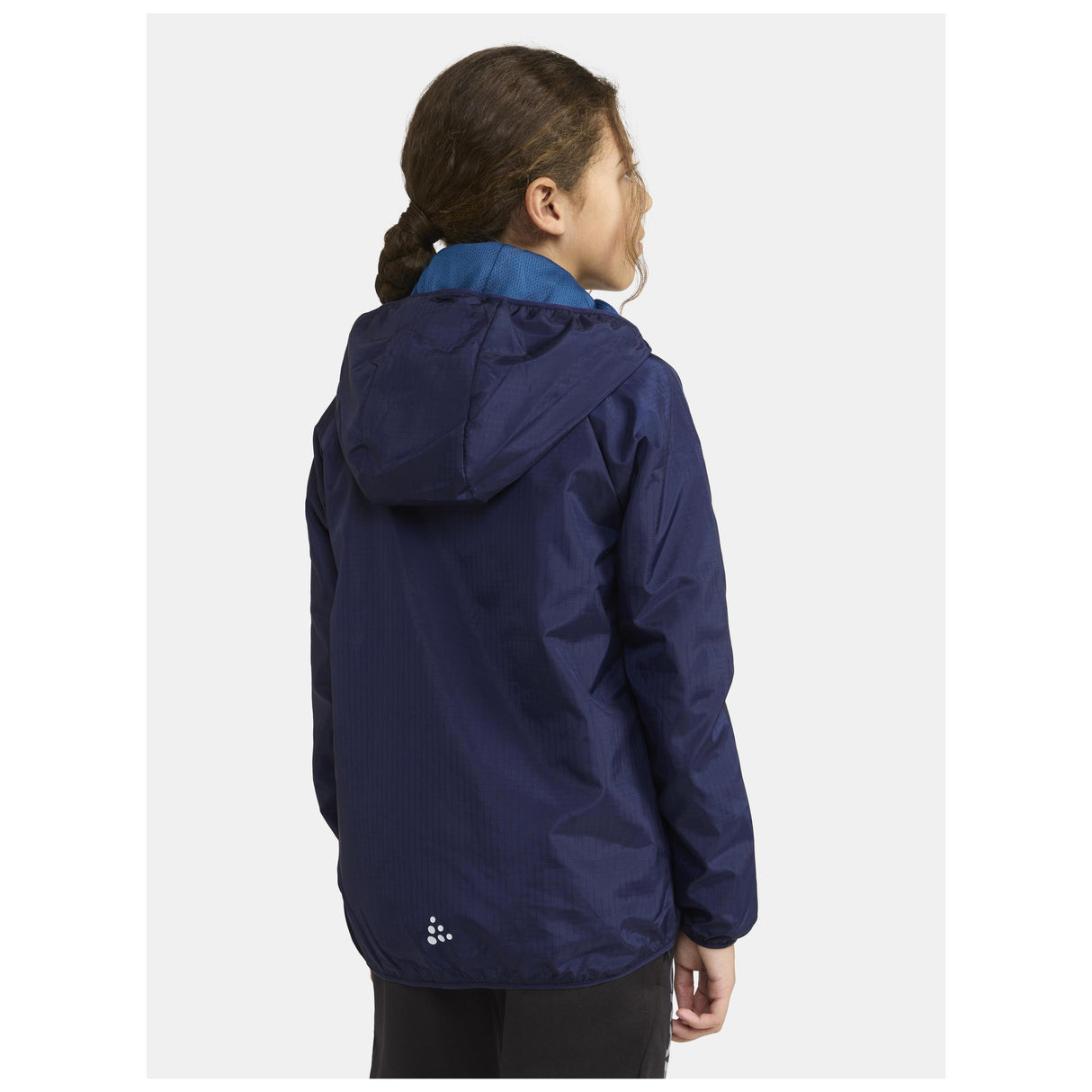 Squad Go Jacket Jr - Navy - Closeup 2