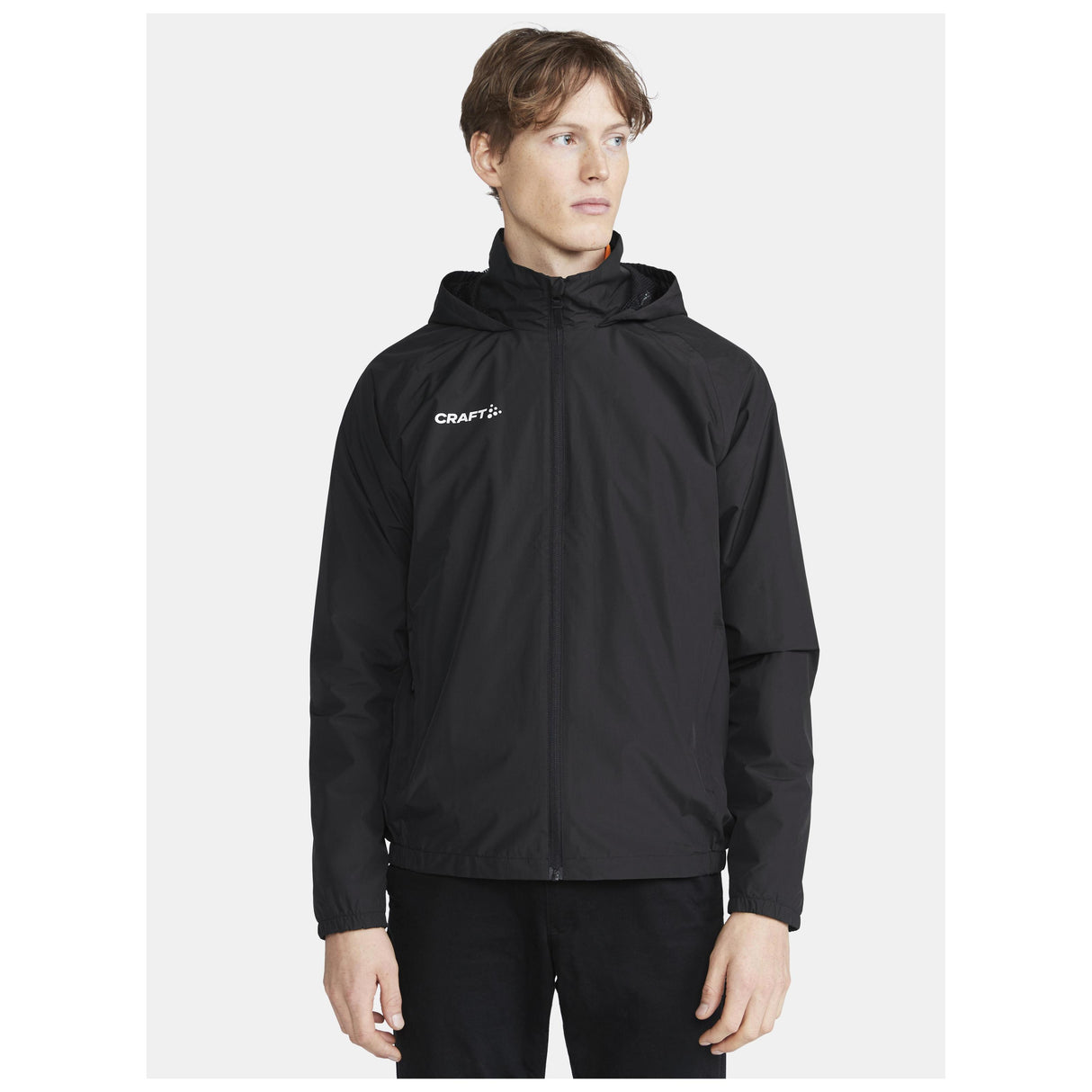 Evolve Rain Jacket M - Black - Closeup 1