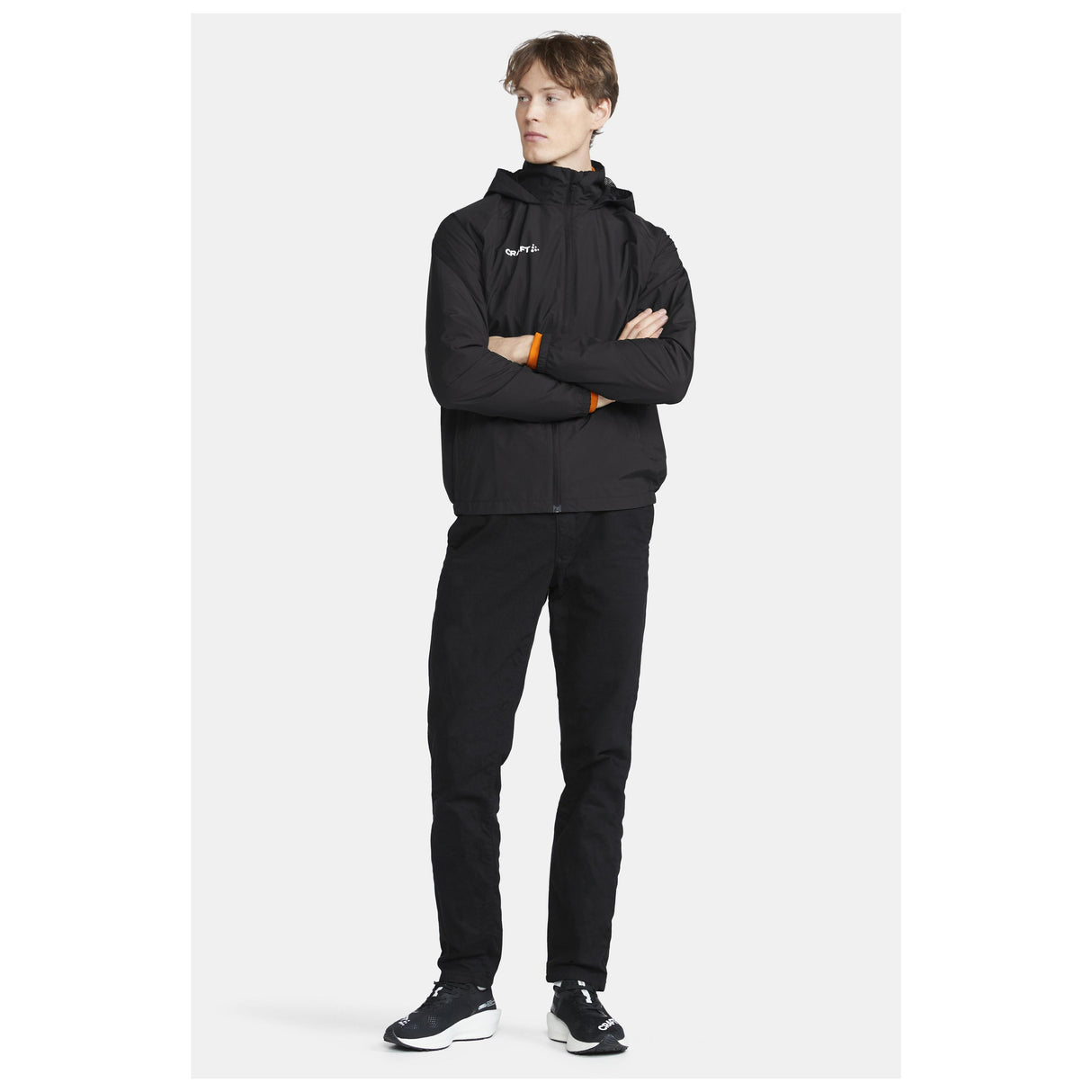 Evolve Rain Jacket M - Black - Closeup 8