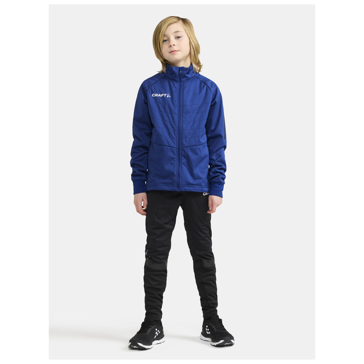 Adv Nordic Ski Club Jacket Jr - Cobalt - Closeup 6