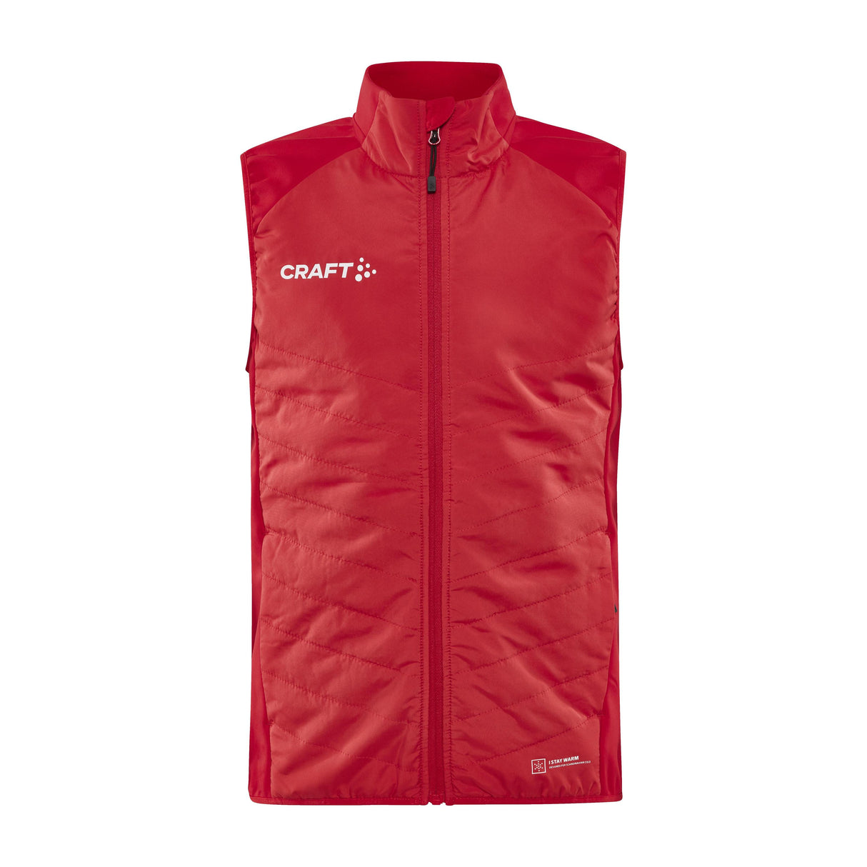 Adv Nordic Ski Club Vest Jr - Red - Front
