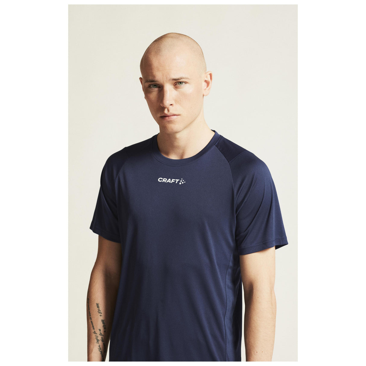 Rush 2.0 Ss Tee M - Navy - Closeup 1