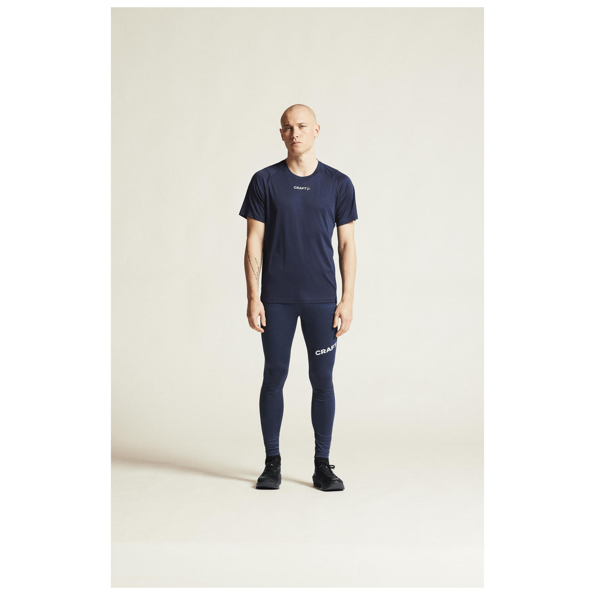 Rush 2.0 Ss Tee M - Navy - Closeup 4