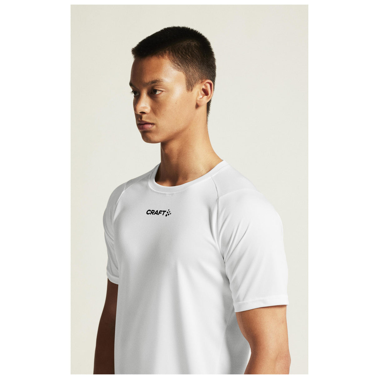 Rush 2.0 Ss Tee M - White - Closeup 5