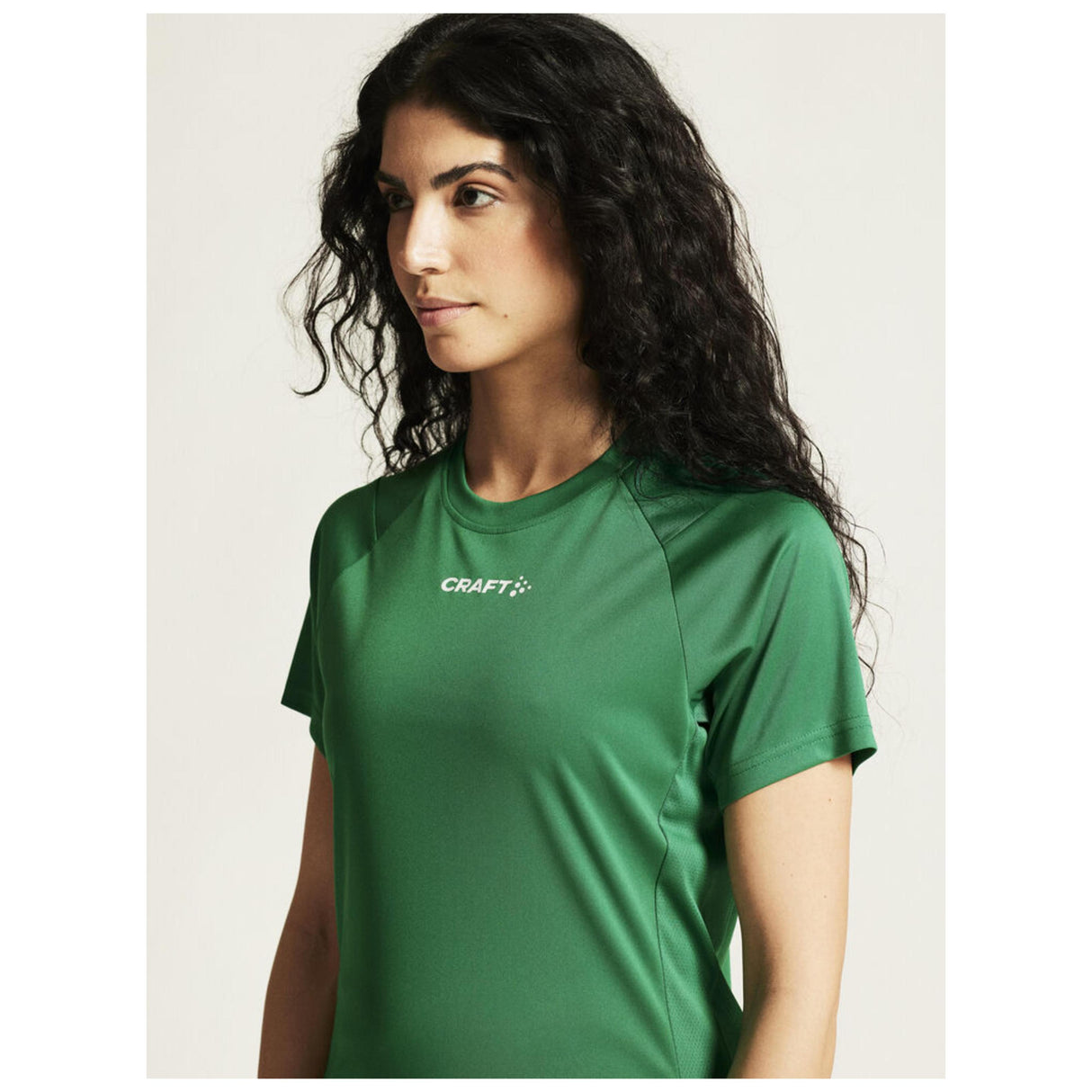 Rush 2.0 Ss Tee W - Green - Closeup 6