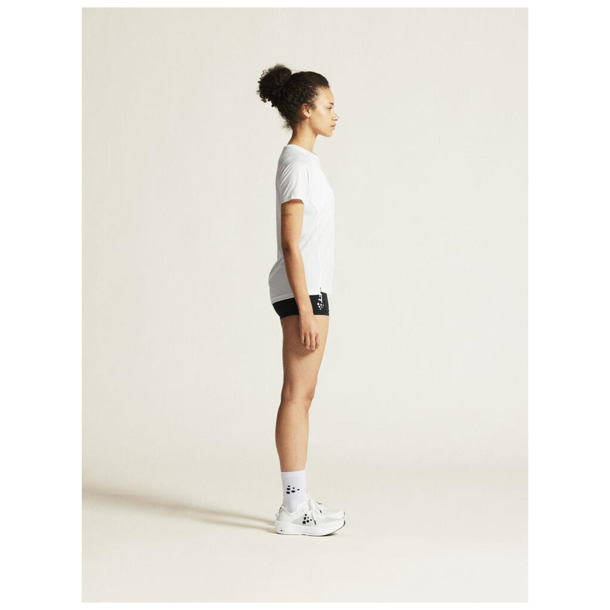 Rush 2.0 Ss Tee W - White - Closeup 2