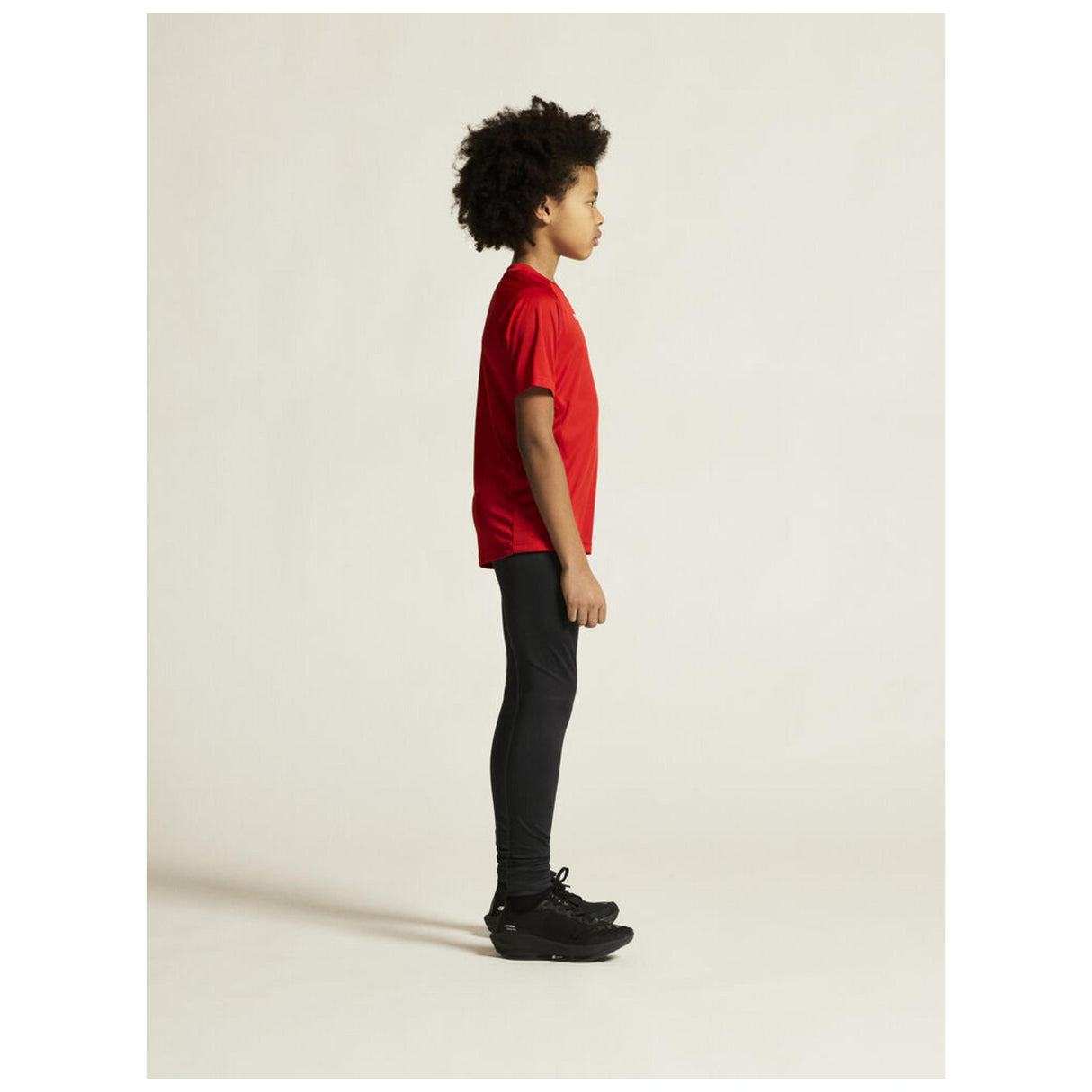 Rush 2.0 Ss Tee Jr - Red - Closeup 2