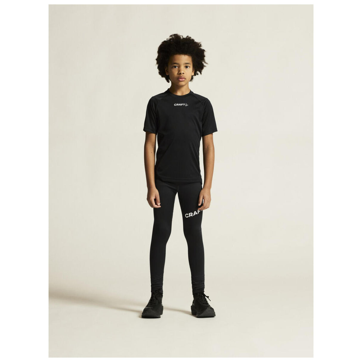 Rush 2.0 Ss Tee Jr - Black - Closeup 1