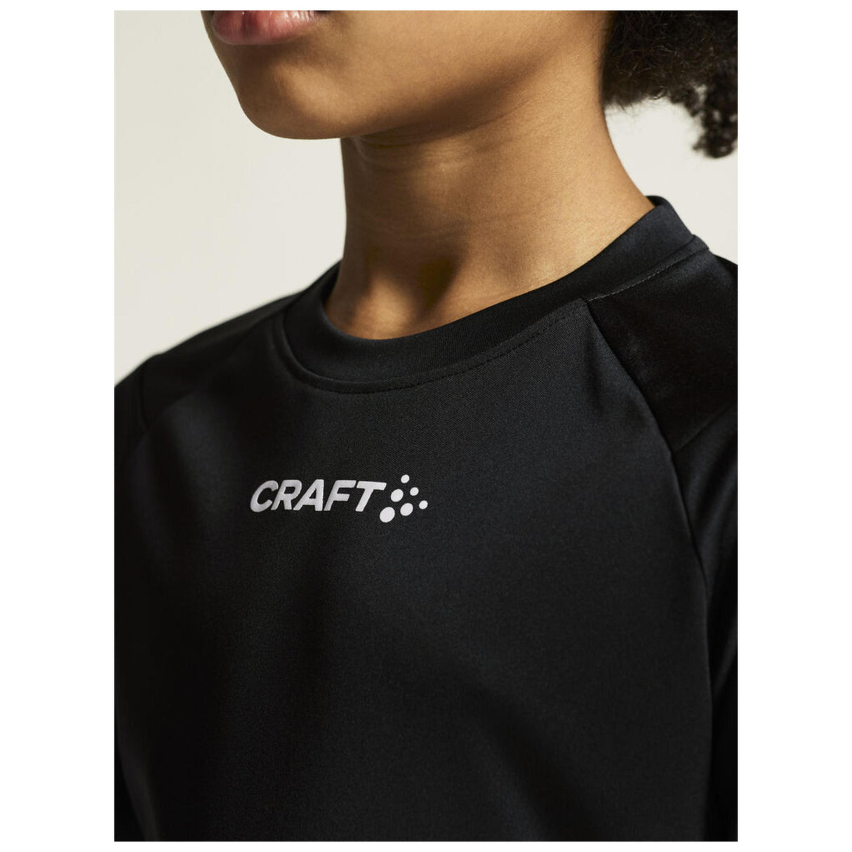 Rush 2.0 Ss Tee Jr - Black - Closeup 7