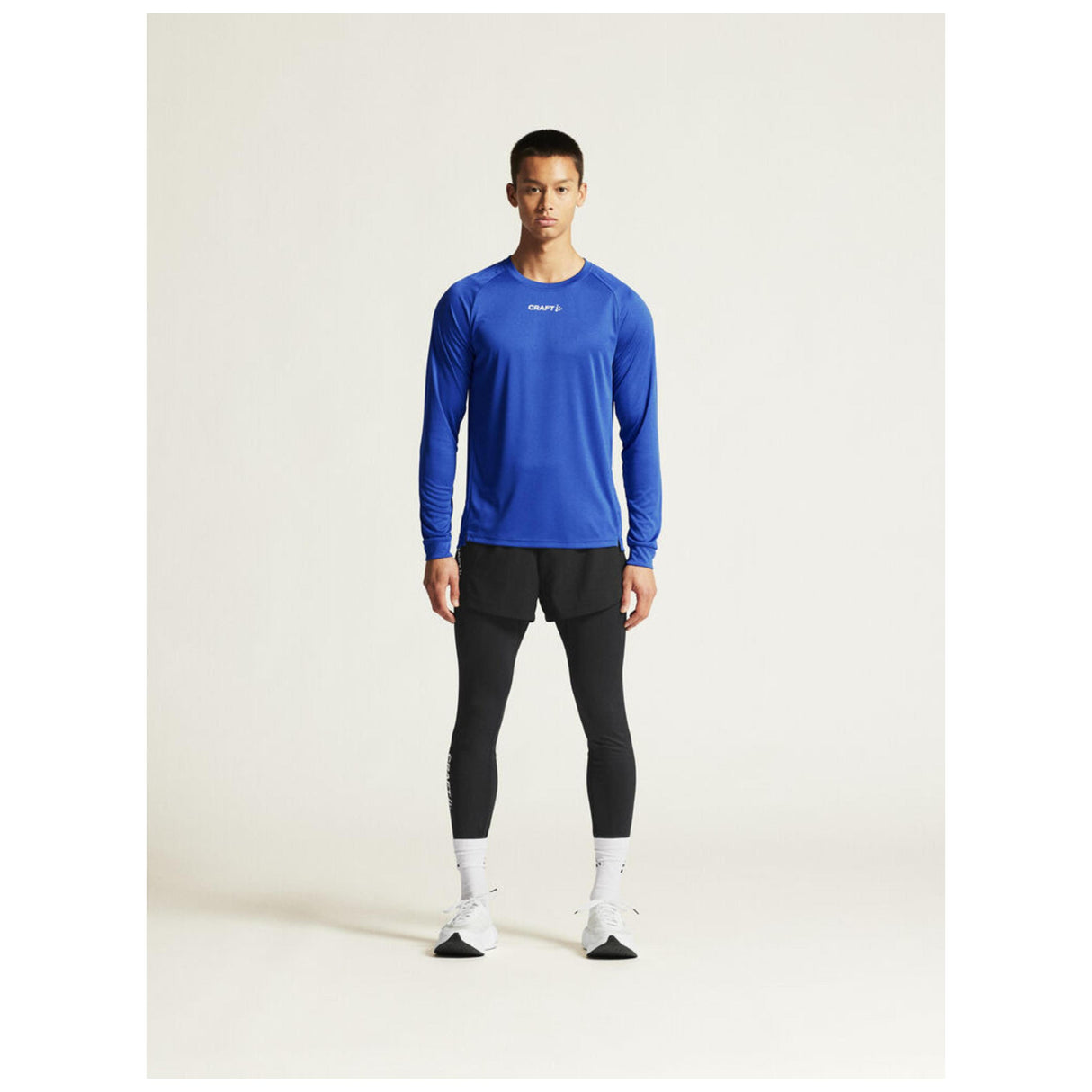 Rush 2.0 Ls Tee M - Cobalt - Closeup 1