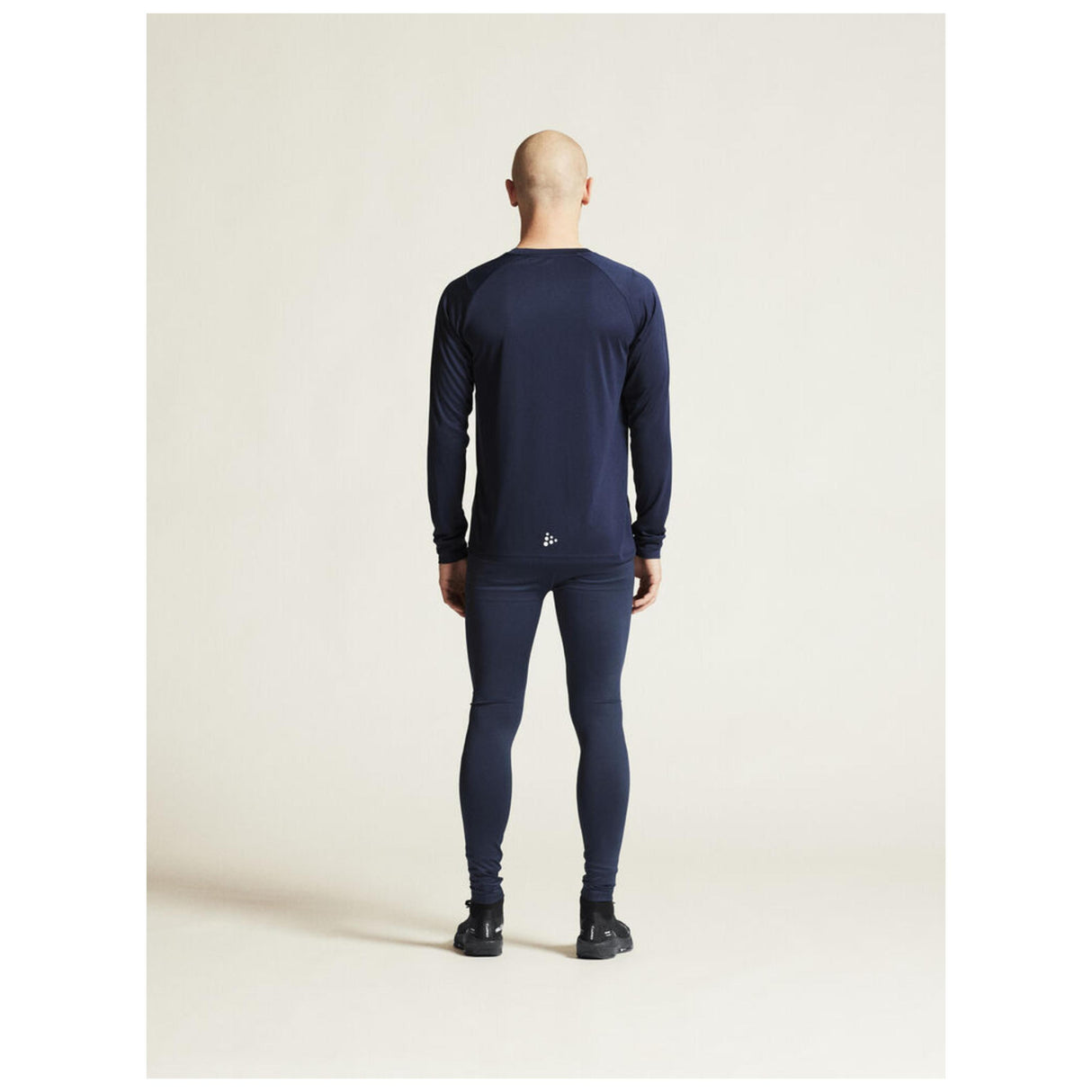 Rush 2.0 Ls Tee M - Navy - Closeup 4