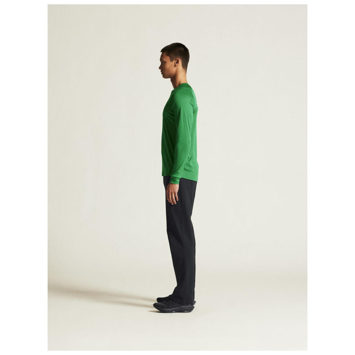 Rush 2.0 Ls Tee M - Green - Closeup 4