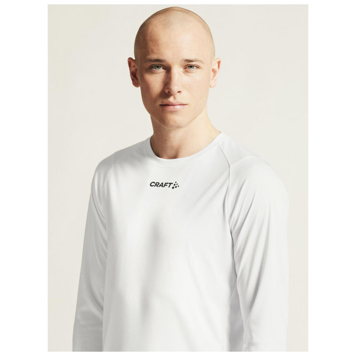 Rush 2.0 Ls Tee M - White - Closeup 6