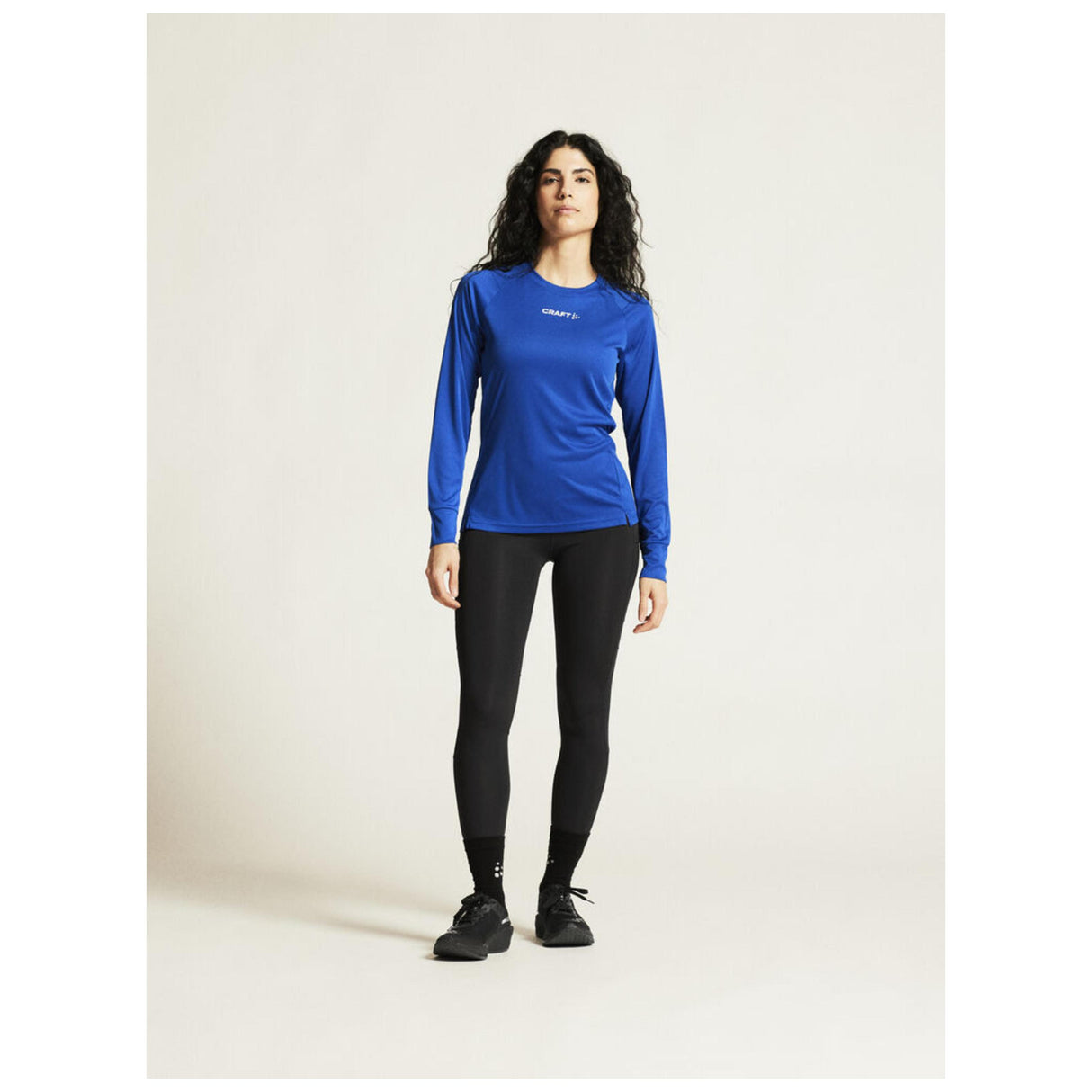 Rush 2.0 Ls Tee W - Cobalt - Closeup 1