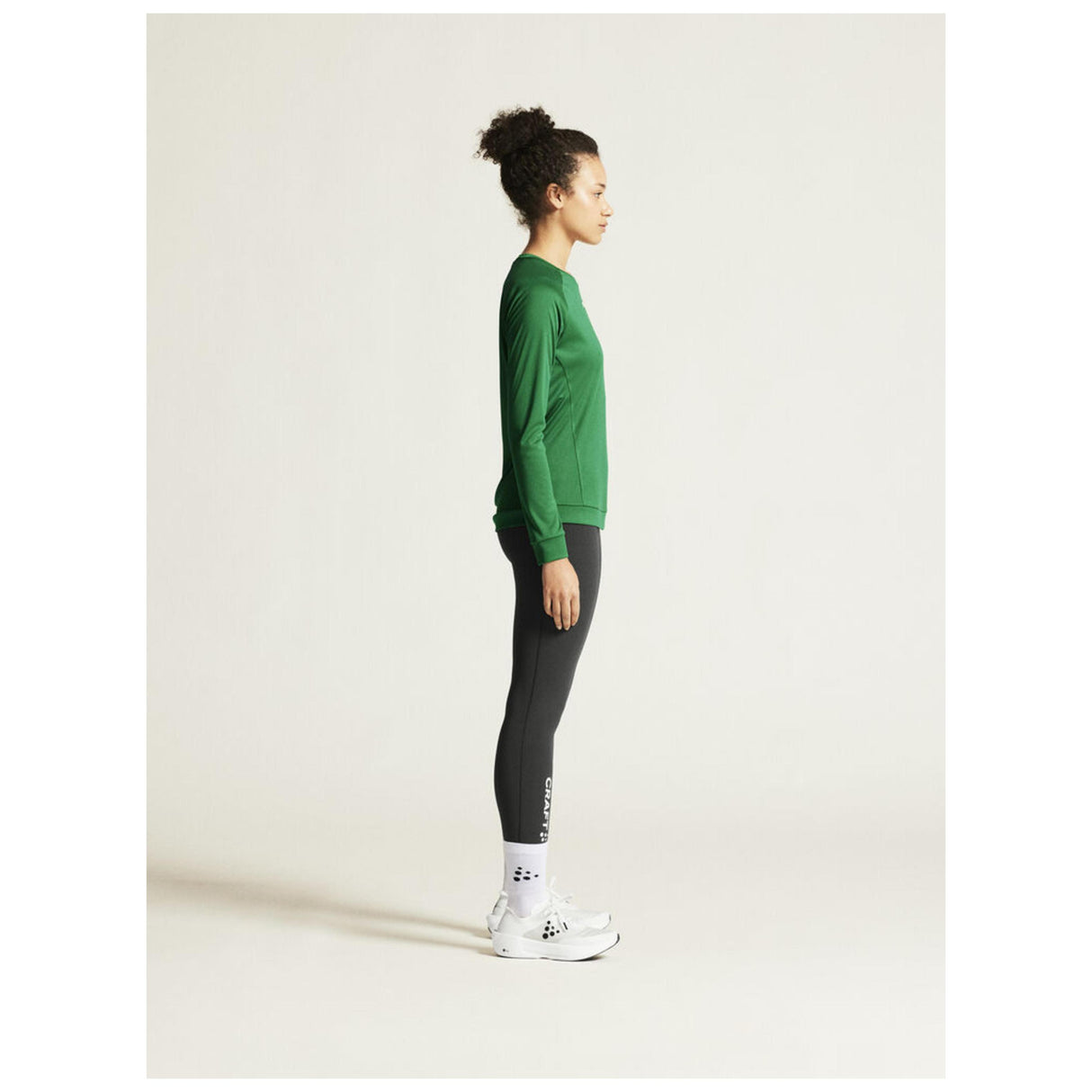 Rush 2.0 Ls Tee W - Green - Closeup 2