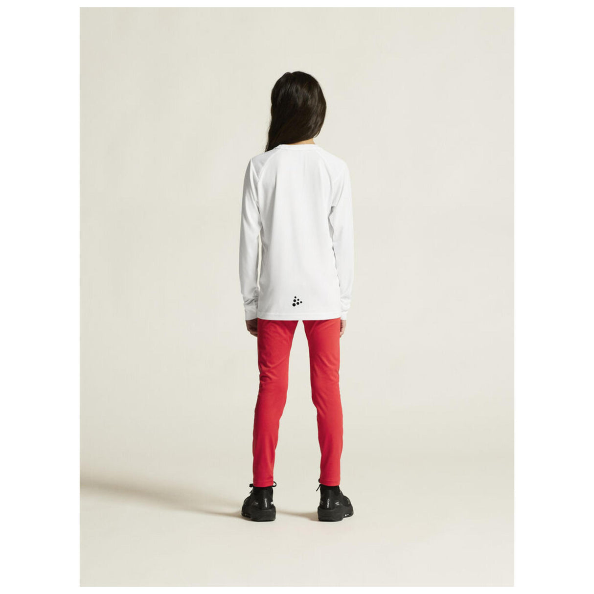 Rush 2.0 Ls Tee Jr - White - Closeup 4