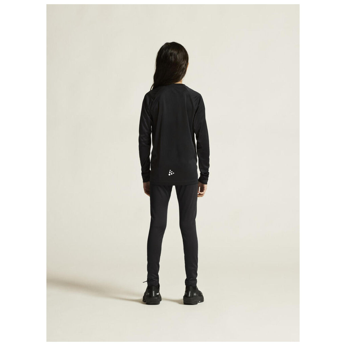 Rush 2.0 Ls Tee Jr - Black - Closeup 4