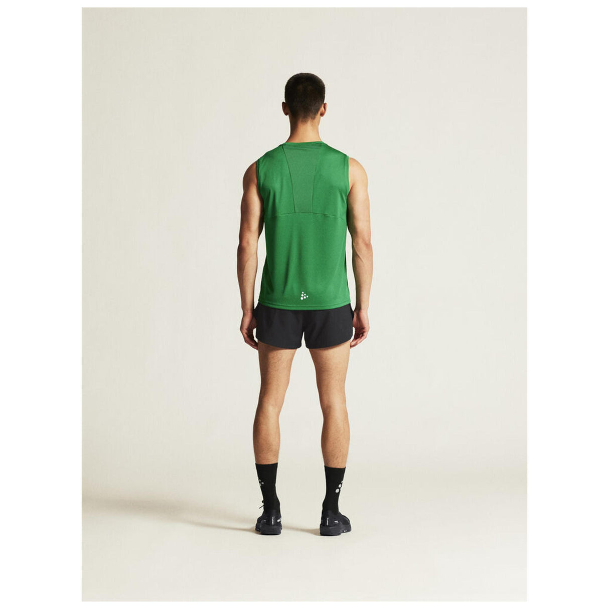 Rush 2.0 Singlet M - Green - Closeup 3