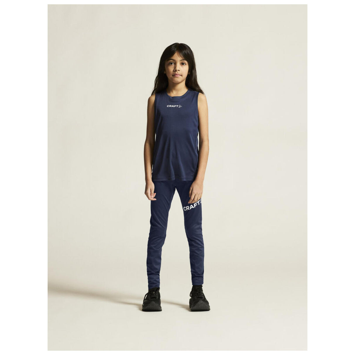 Rush 2.0 Singlet Jr - Navy - Closeup 1