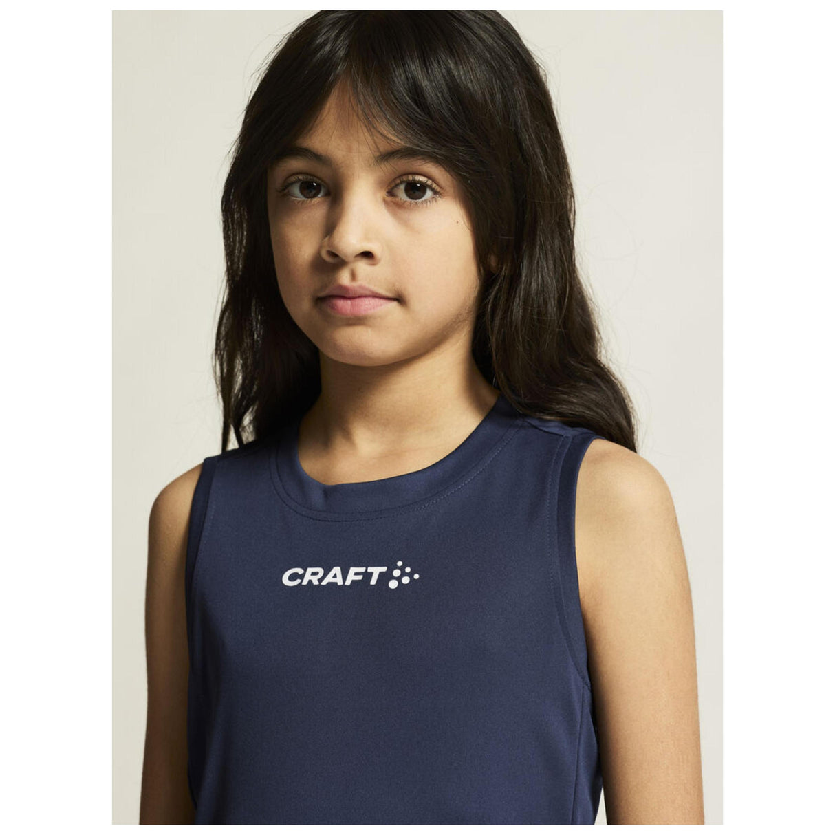 Rush 2.0 Singlet Jr - Navy - Closeup 6