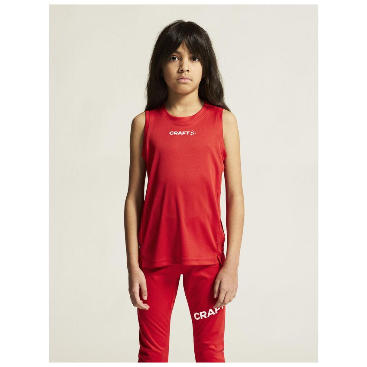 Rush 2.0 Singlet Jr - Red - Closeup 5