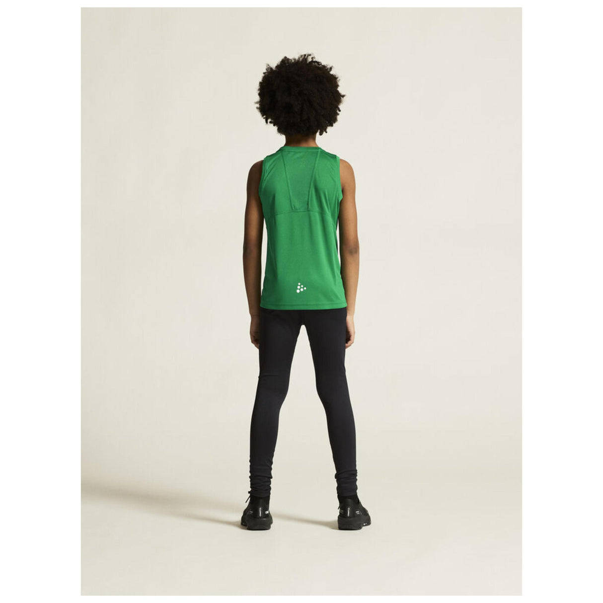 Rush 2.0 Singlet Jr - Green - Closeup 4