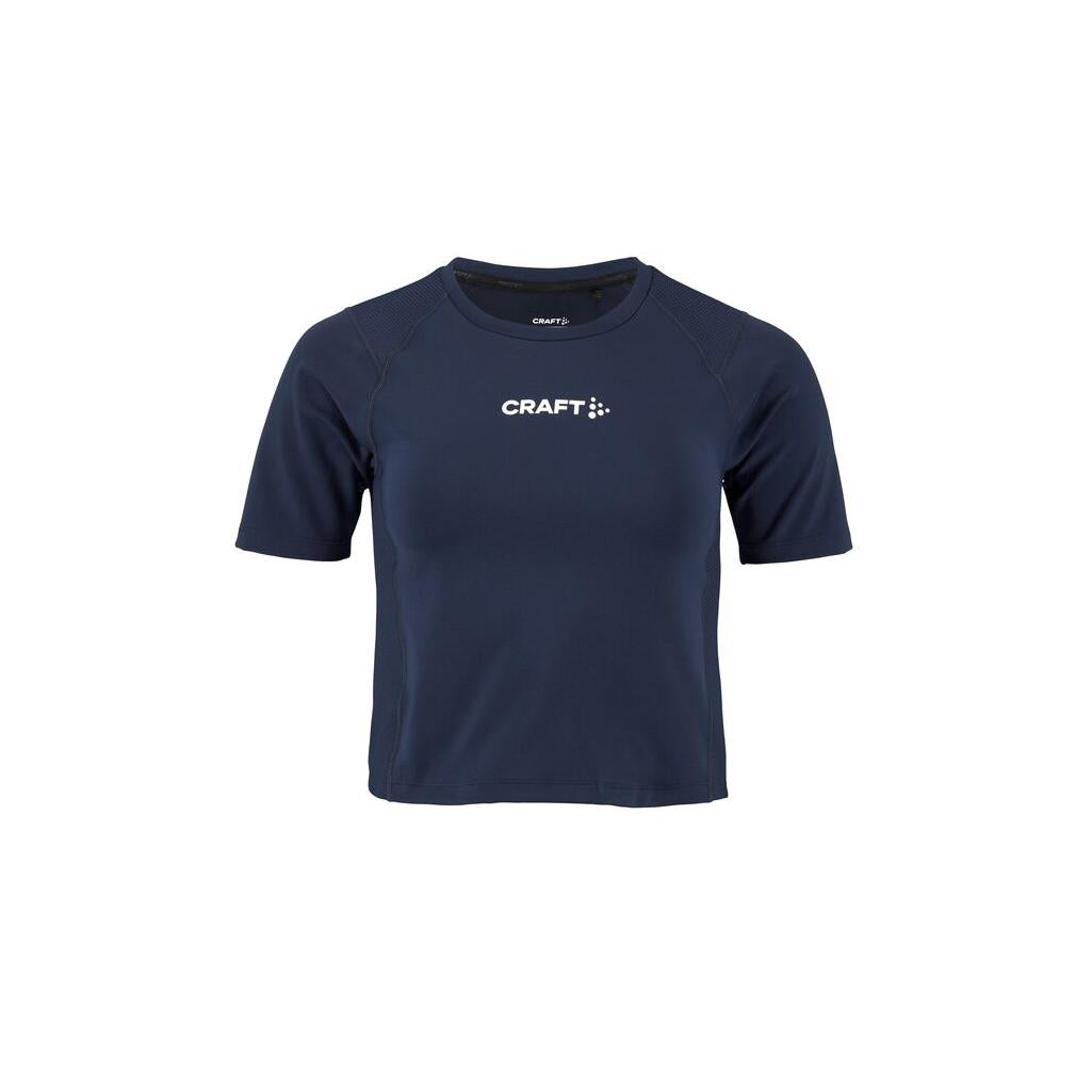 Rush 2.0 Crop Tee W - Navy - Front