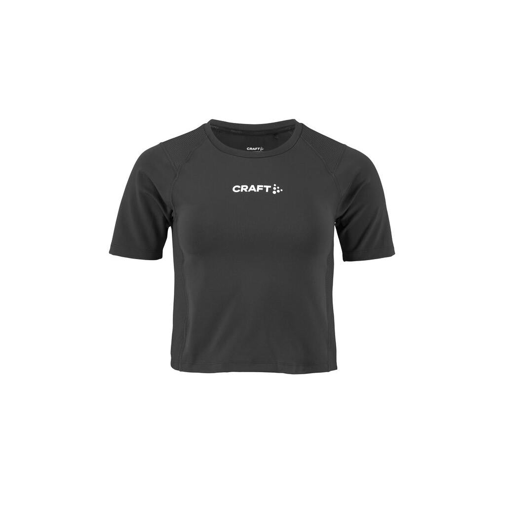 Rush 2.0 Crop Tee W - Black - Front