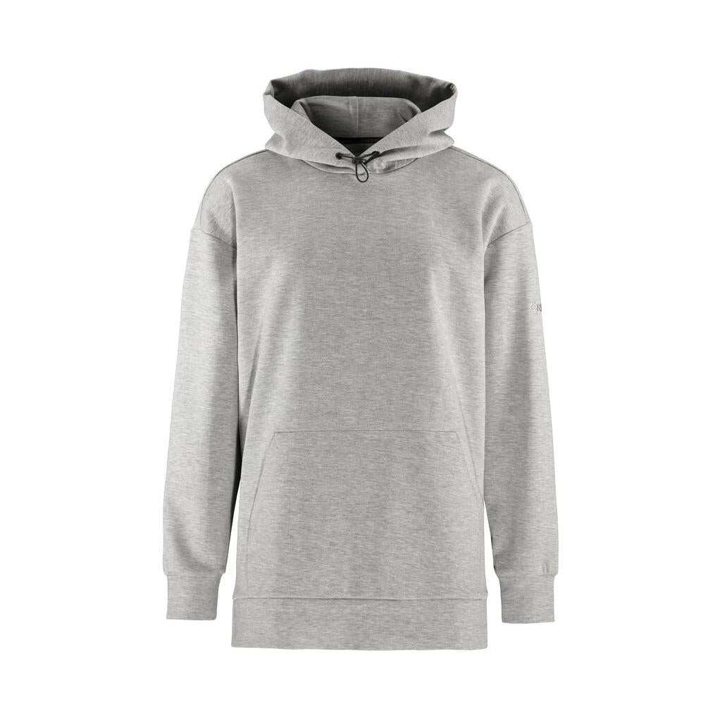Adv Join Long Hoodie W - Grey Melange - Front