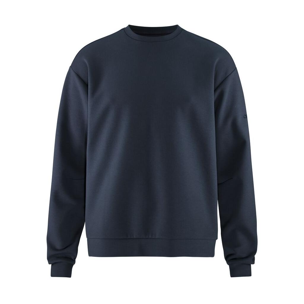 Adv Join Rn Sweatshirt M - Dark Blue - Front