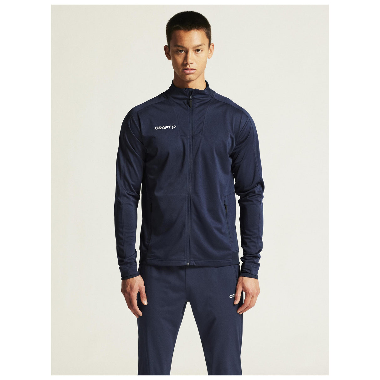 Evolve 2.0 Full Zip Jacket M - Navy - Closeup 5