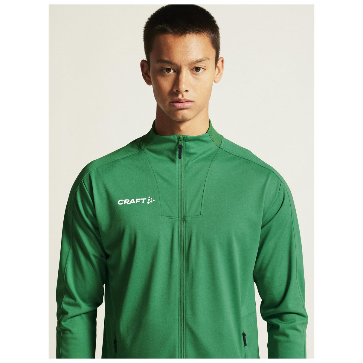 Evolve 2.0 Full Zip Jacket M - Green - Closeup 6