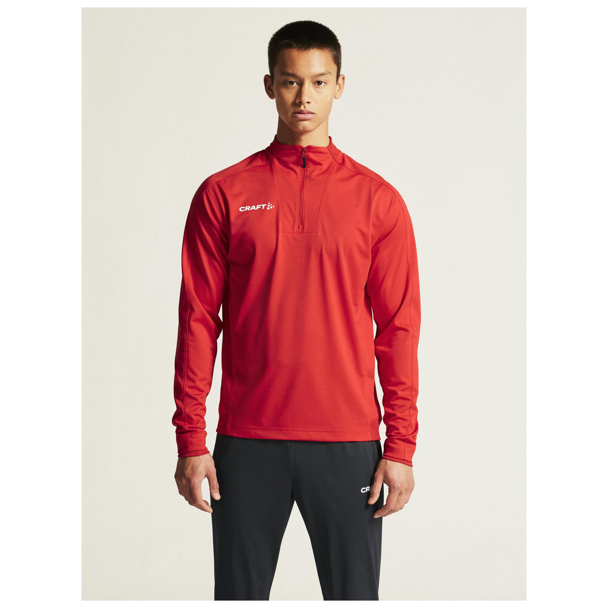 Evolve 2.0 Half Zip Jacket M - Red - Closeup 5