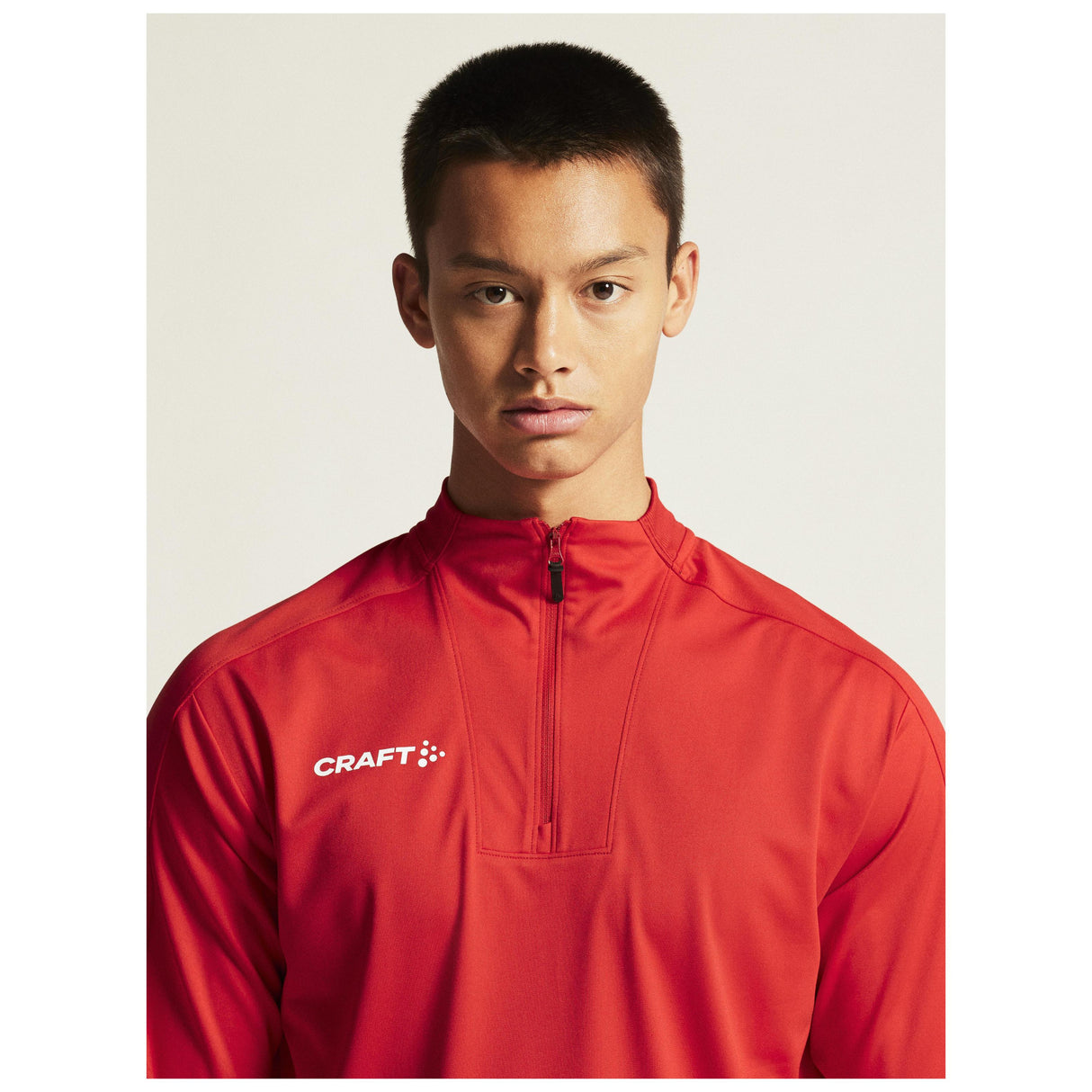Evolve 2.0 Half Zip Jacket M - Red - Closeup 6