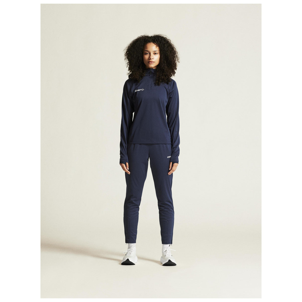 Evolve 2.0 Half Zip Jacket W - Navy - Closeup 1