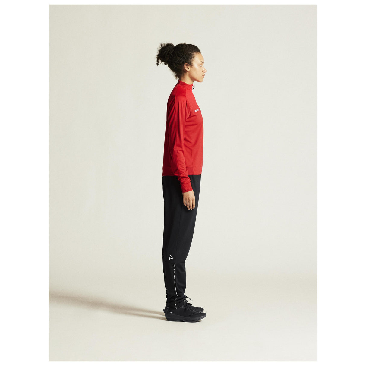 Evolve 2.0 Half Zip Jacket W - Red - Closeup 2