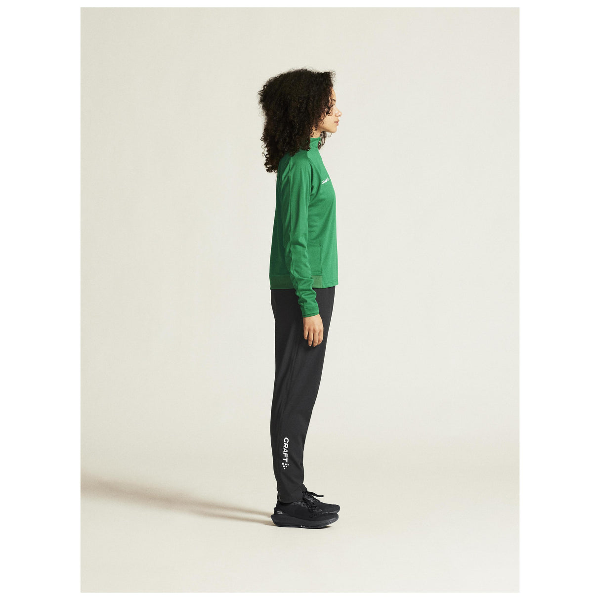 Evolve 2.0 Half Zip Jacket W - Green - Closeup 2